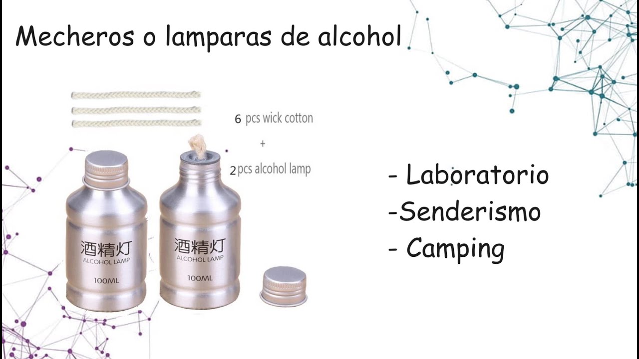 funcion de lampara de alcohol