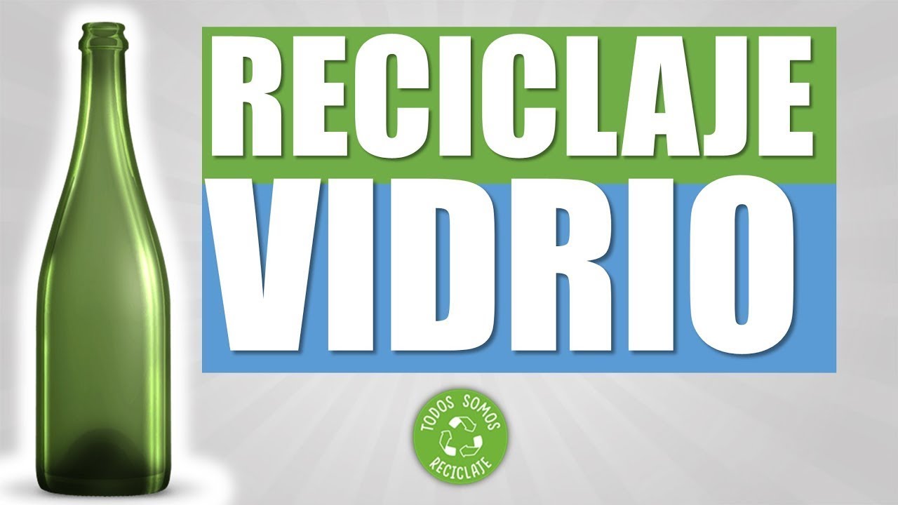 residuos de botellas de vidrio