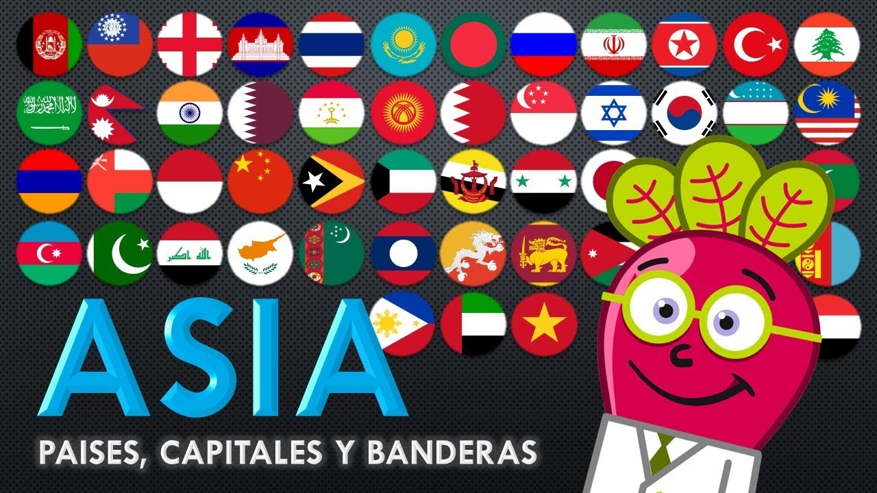 banderas de asia y sus nombres