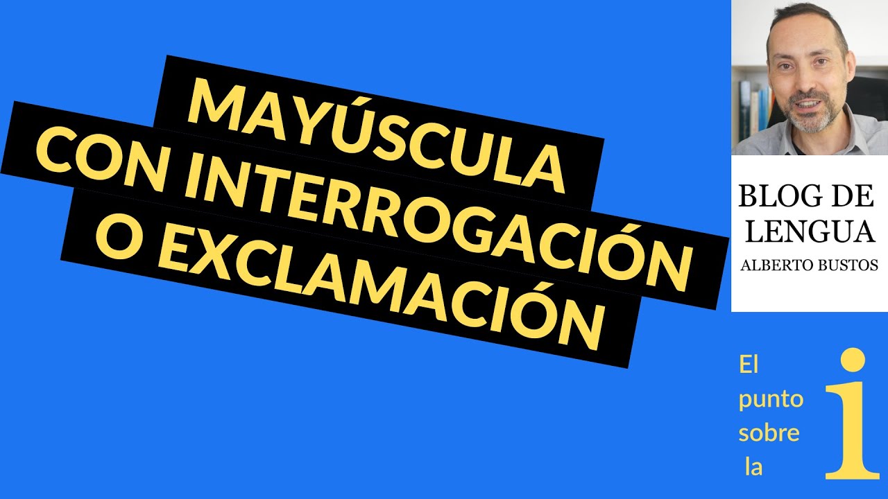 despues de signo de interrogacion va mayuscula