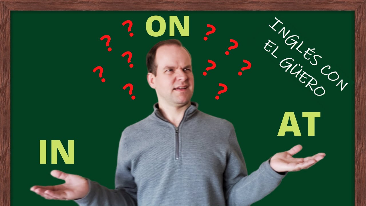 diferencia de in on y at