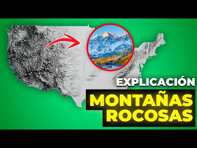 localizacion de las montañas rocosas