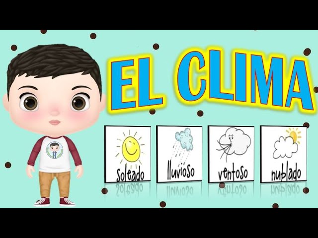 proyecto sobre el clima para preescolar