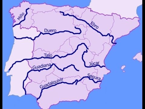 rio de españa que desemboca en el mediterraneo
