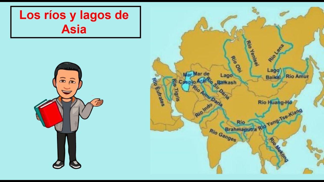 rios mares y lagos de asia