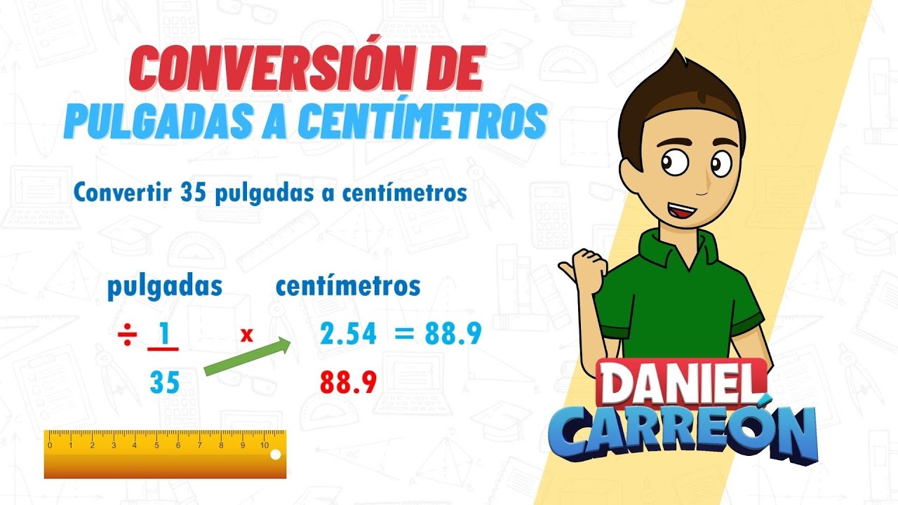 6 3 pulgadas a centimetros