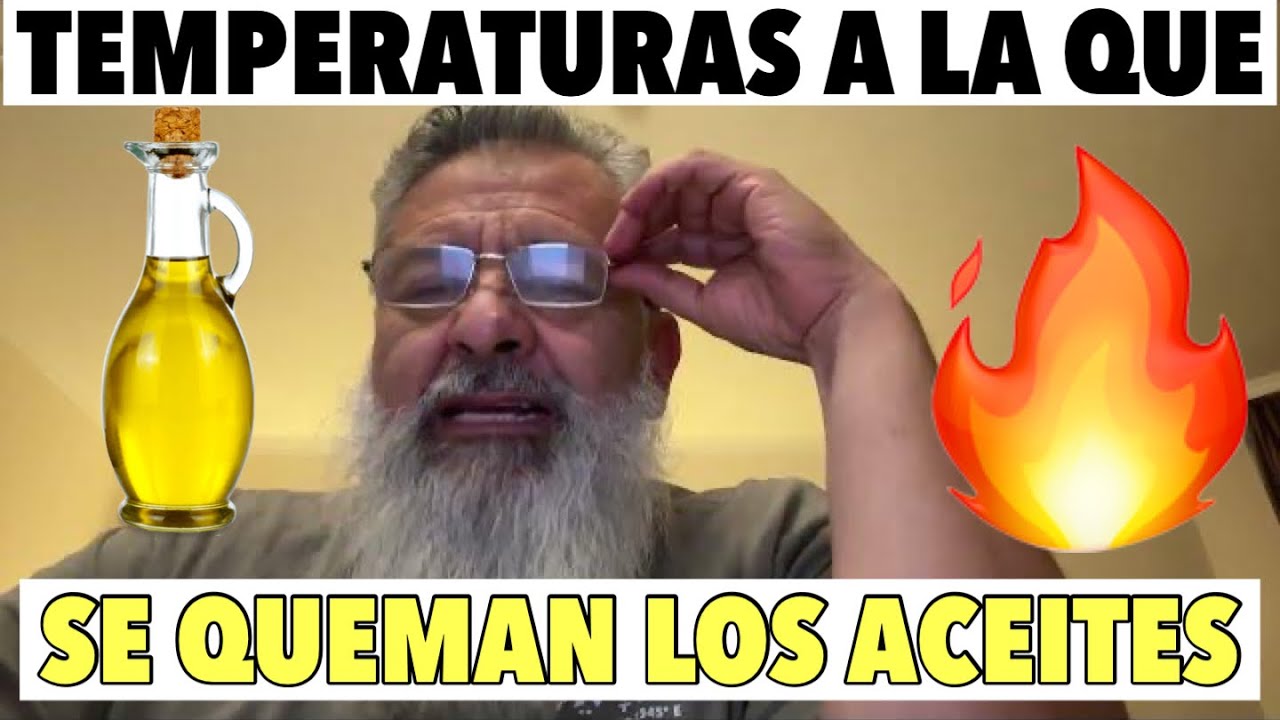 a que temperatura se quema el aceite de oliva