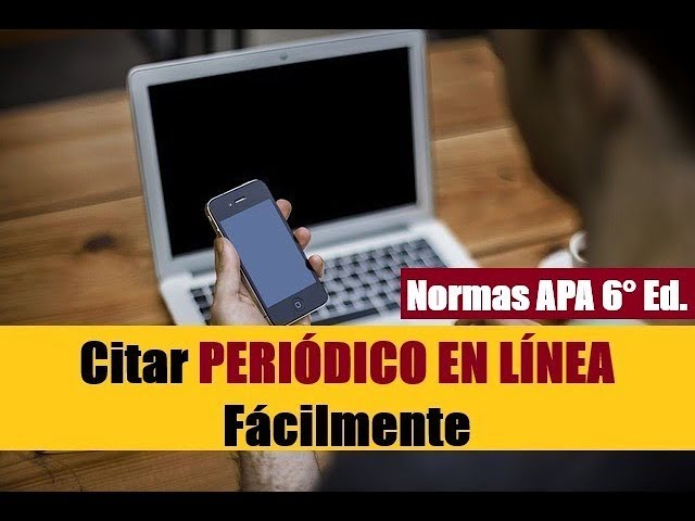 como citar un articulo de periodico