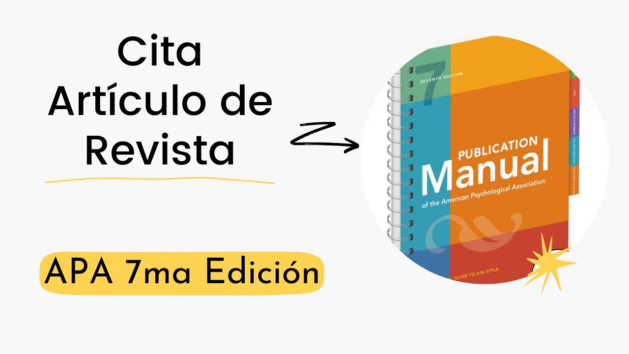 como citar un articulo de revista en apa