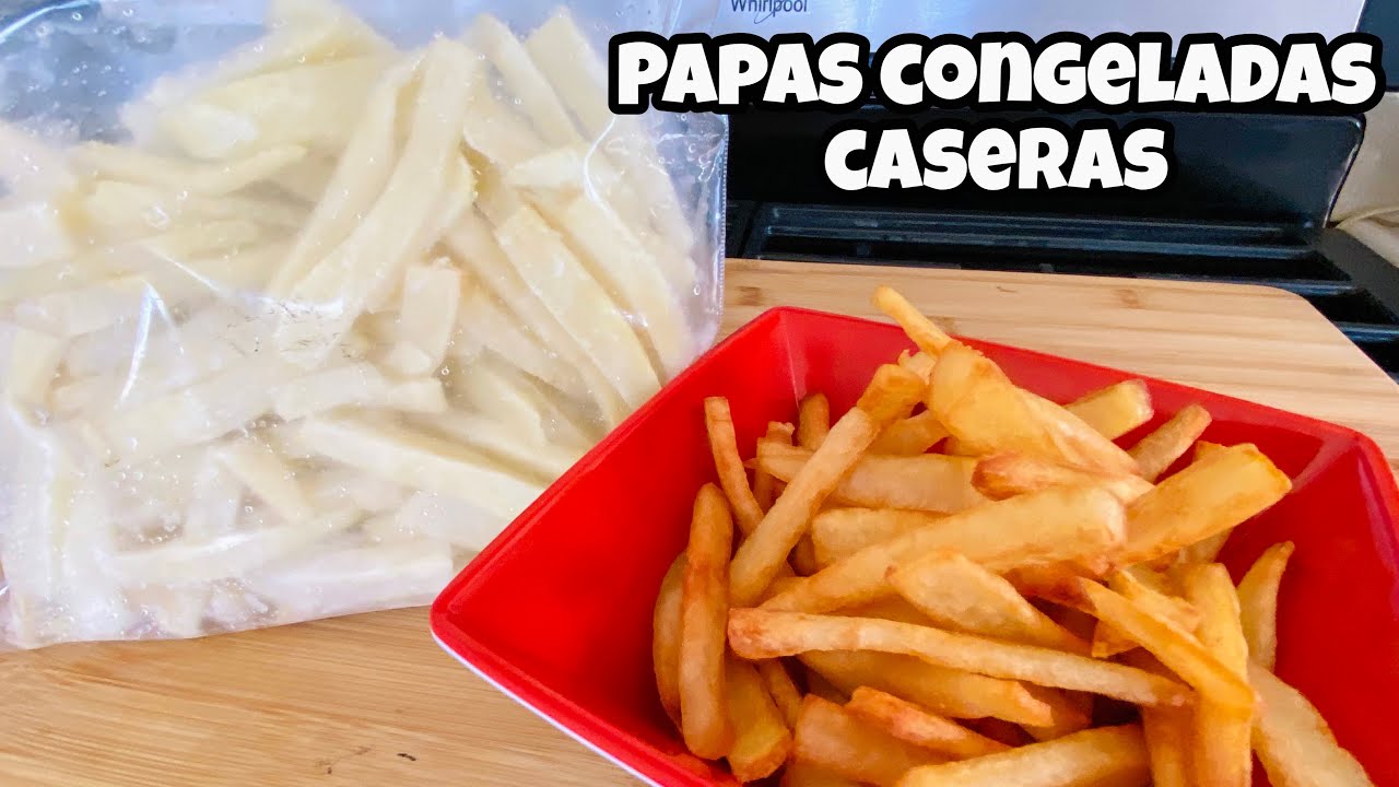 como congelar patatas crudas para freir