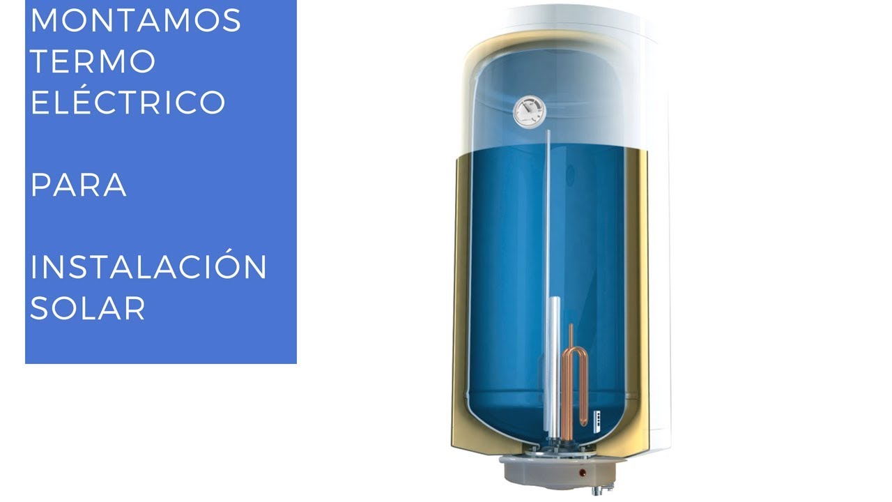 como funciona un termo eléctrico con placas solares