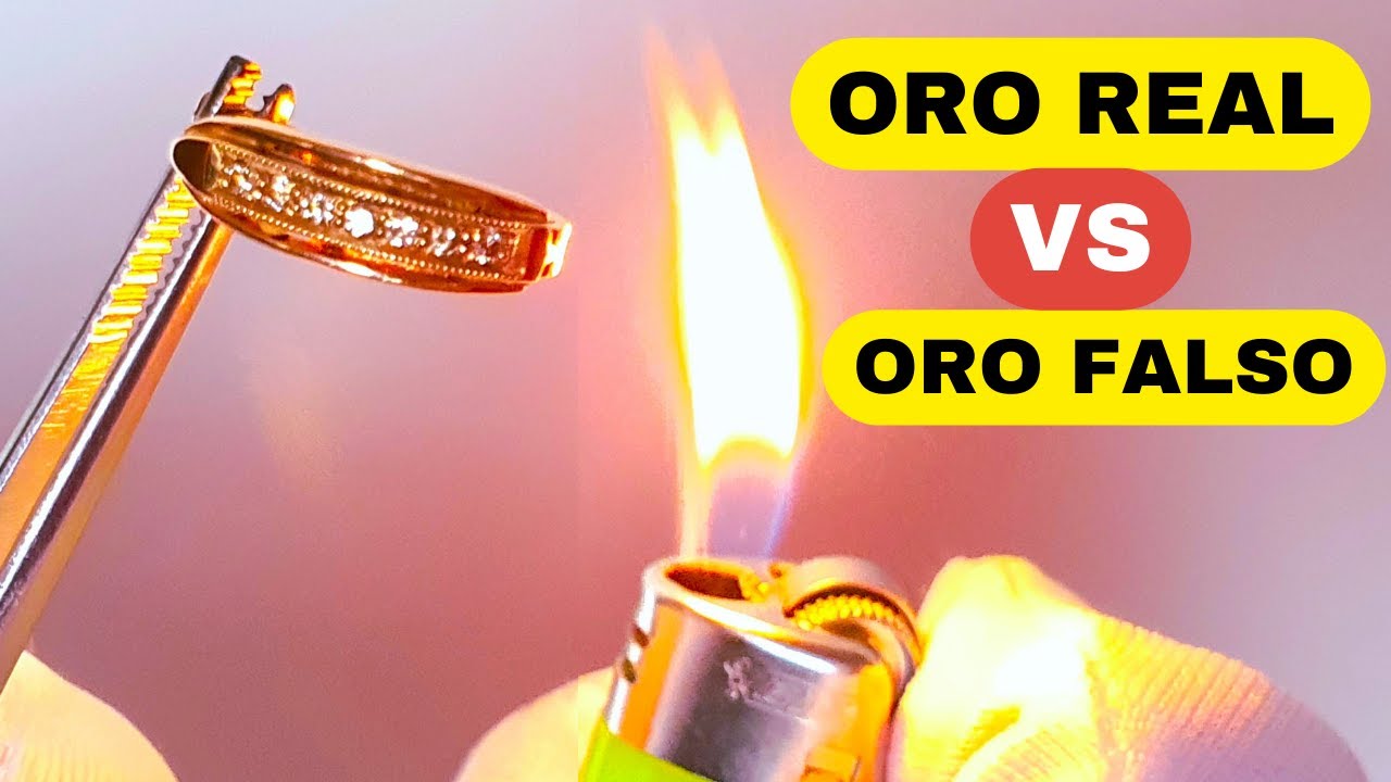 cómo saber si una cosa es de oro