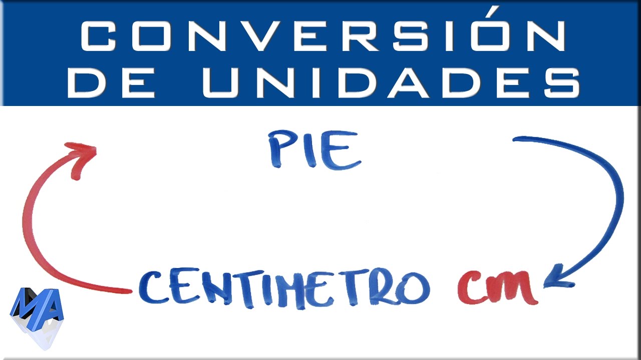 conversion de pies a cm