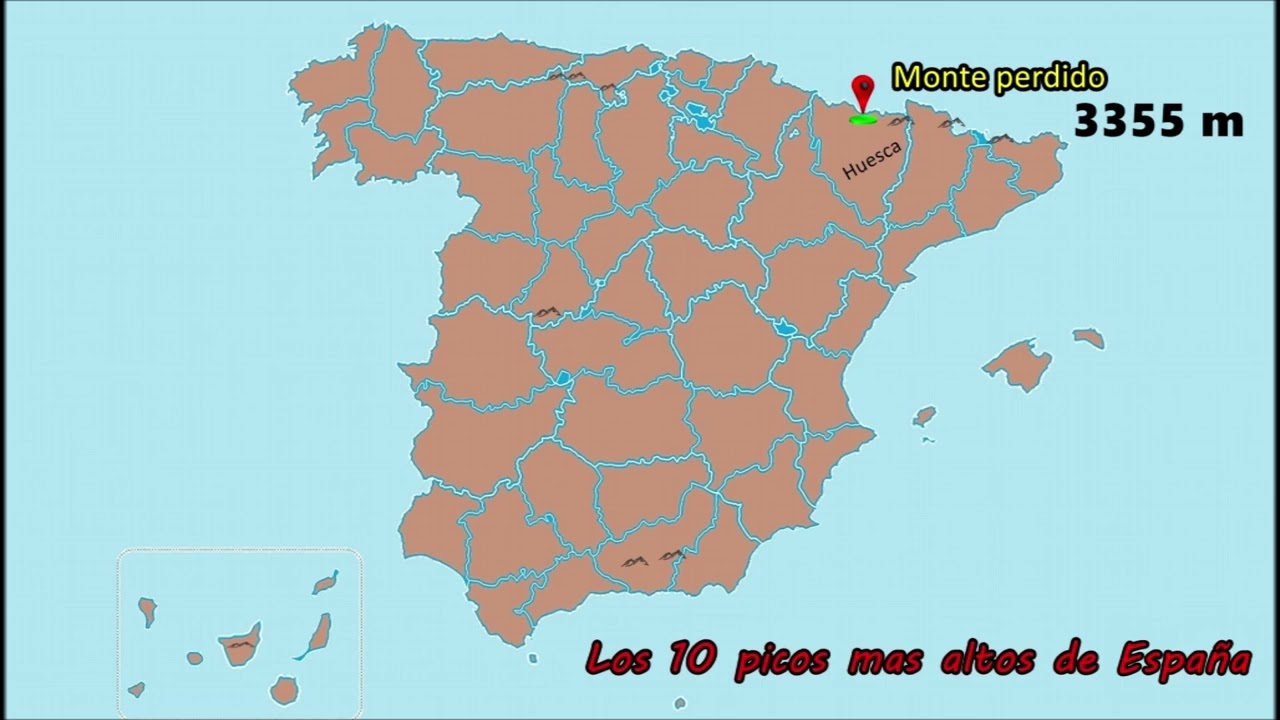 cuáles son los picos más altos de españa