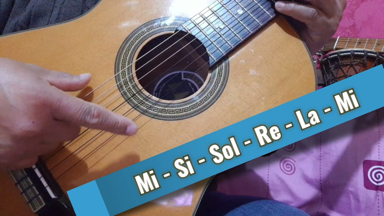 nombres de las cuerdas de la guitarra
