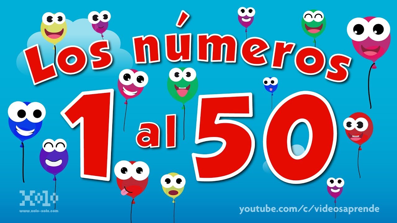 números del 1 al 50