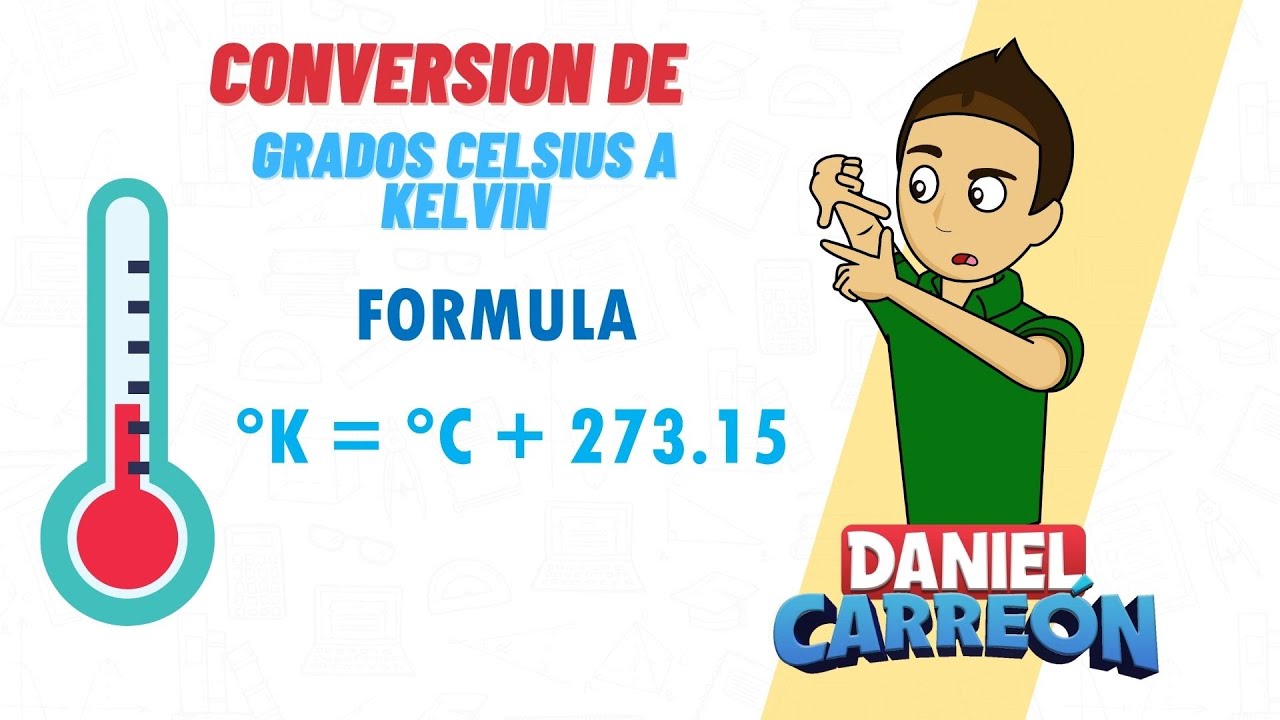 pasar de grados celsius a kelvin