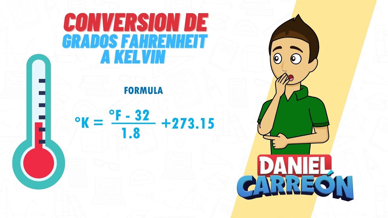 como pasar de fahrenheit a kelvin