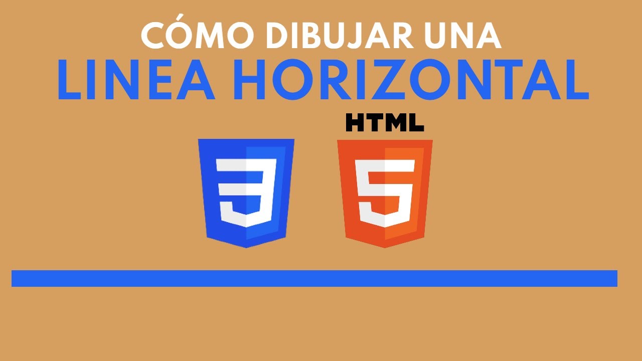 como poner una linea en html
