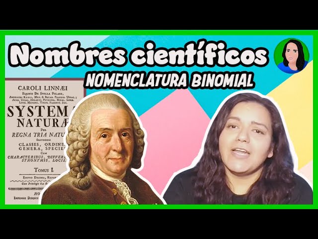 en que consiste la nomenclatura binomial