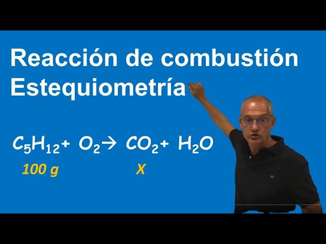 en un horno se produce la siguiente reaccion