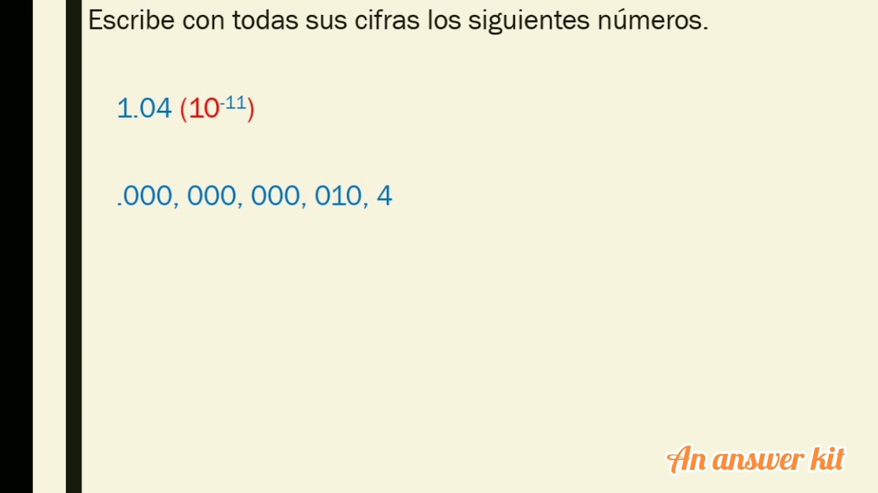escribe con cifras los siguientes numeros