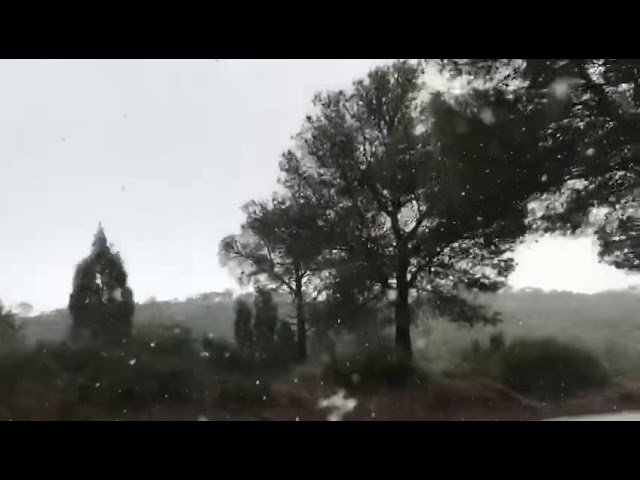 hay nieve en sierra calderona