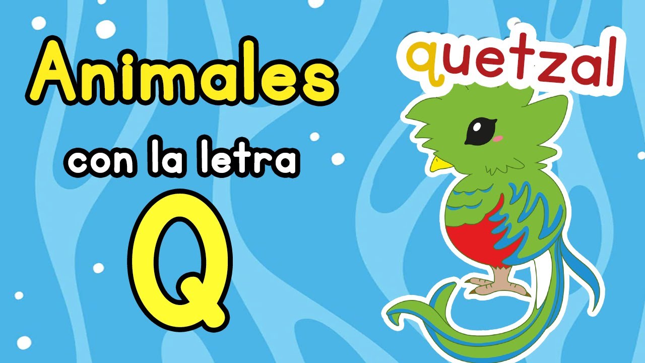 nombre de animales con la letra q