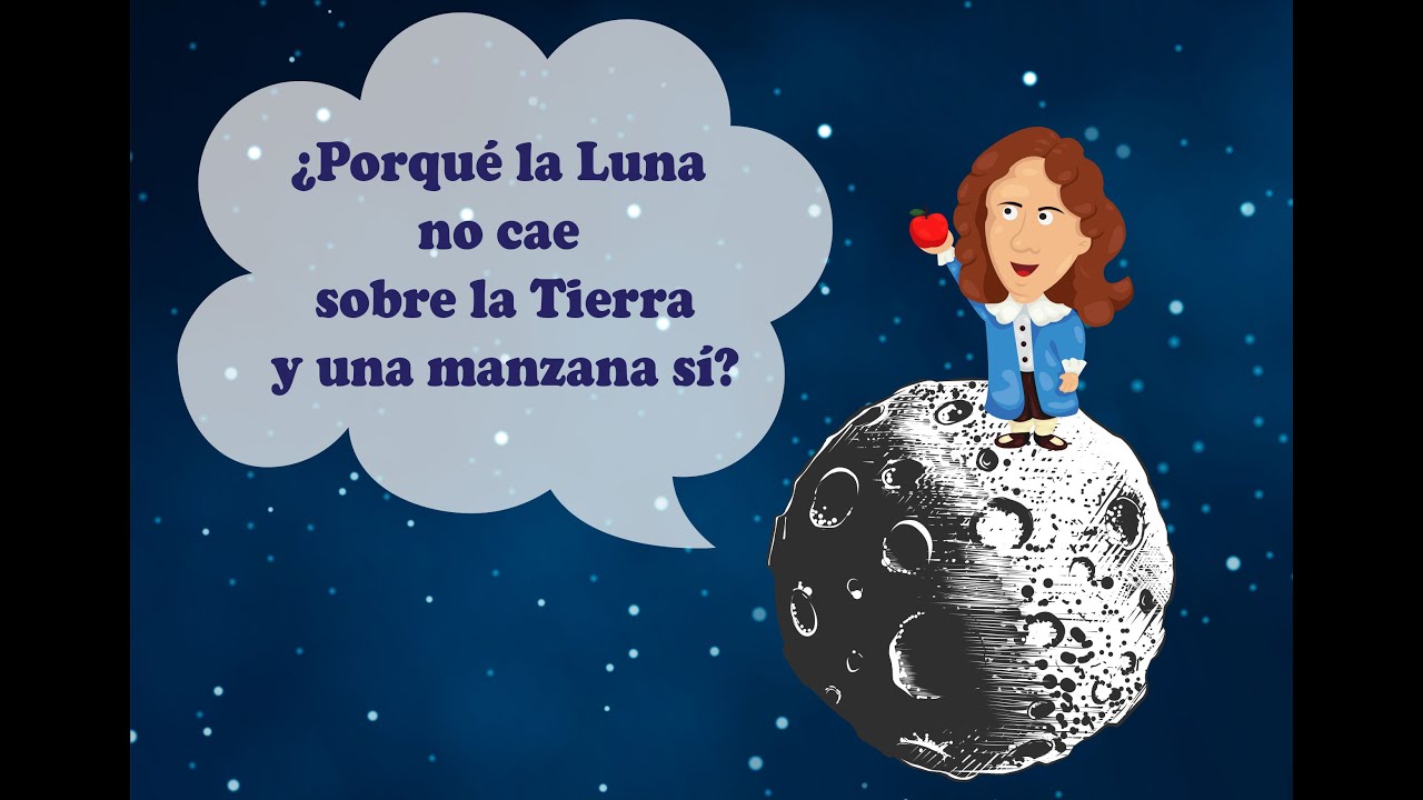 porque la luna no cae sobre la tierra