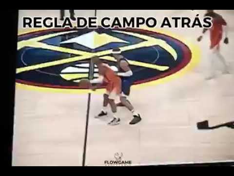 que es campo atras en baloncesto