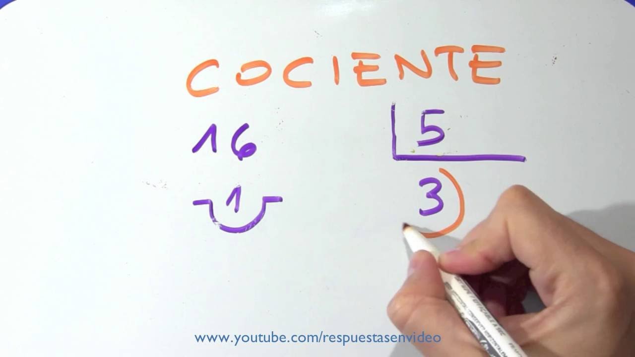 que es el cociente de un numero