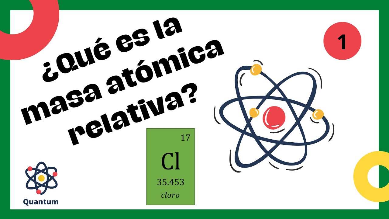 que es la masa atomica relativa