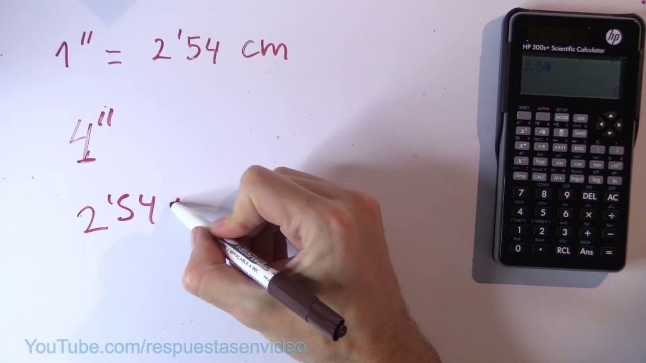 3 4 pulgada a cm