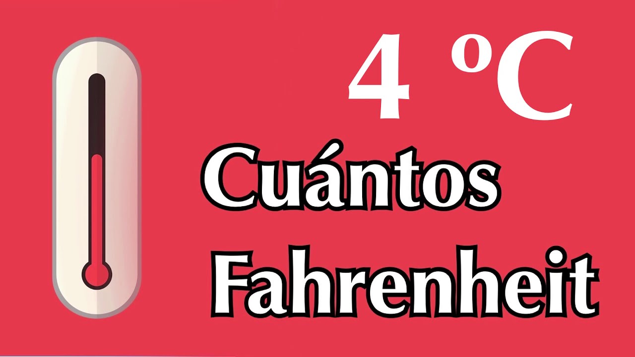 4 grados celsius a fahrenheit