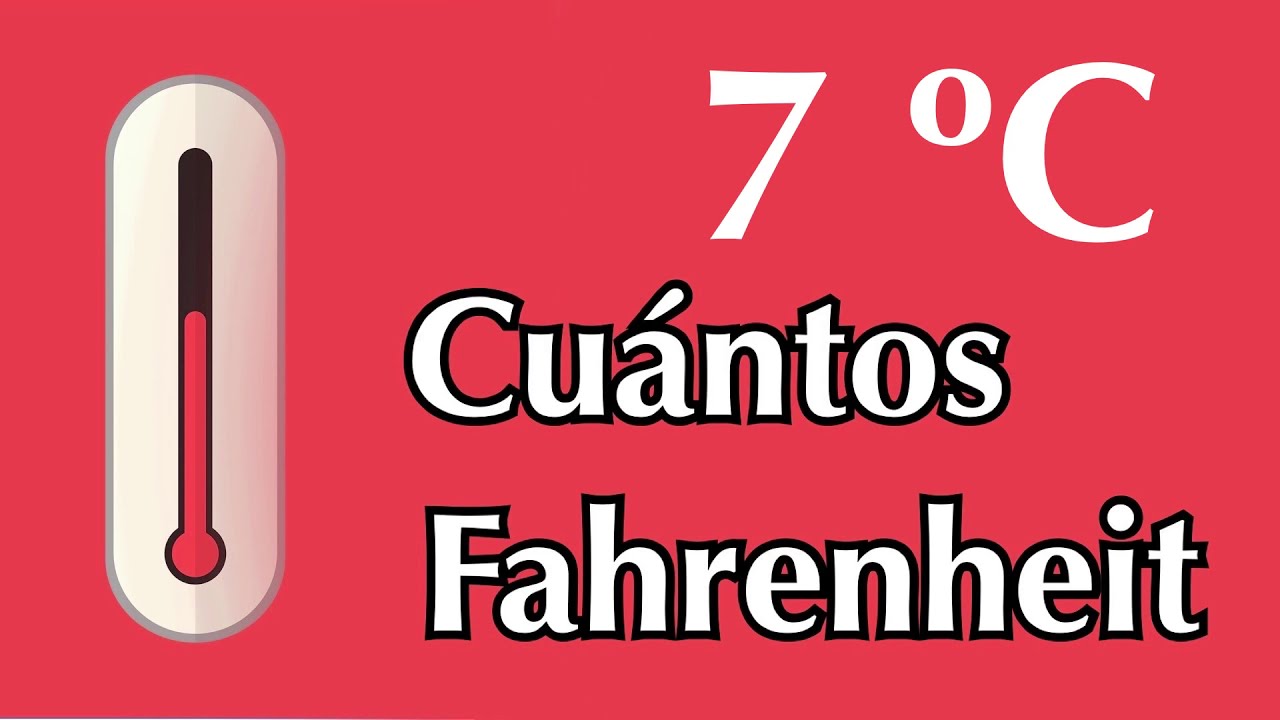 7 grados fahrenheit a centigrados