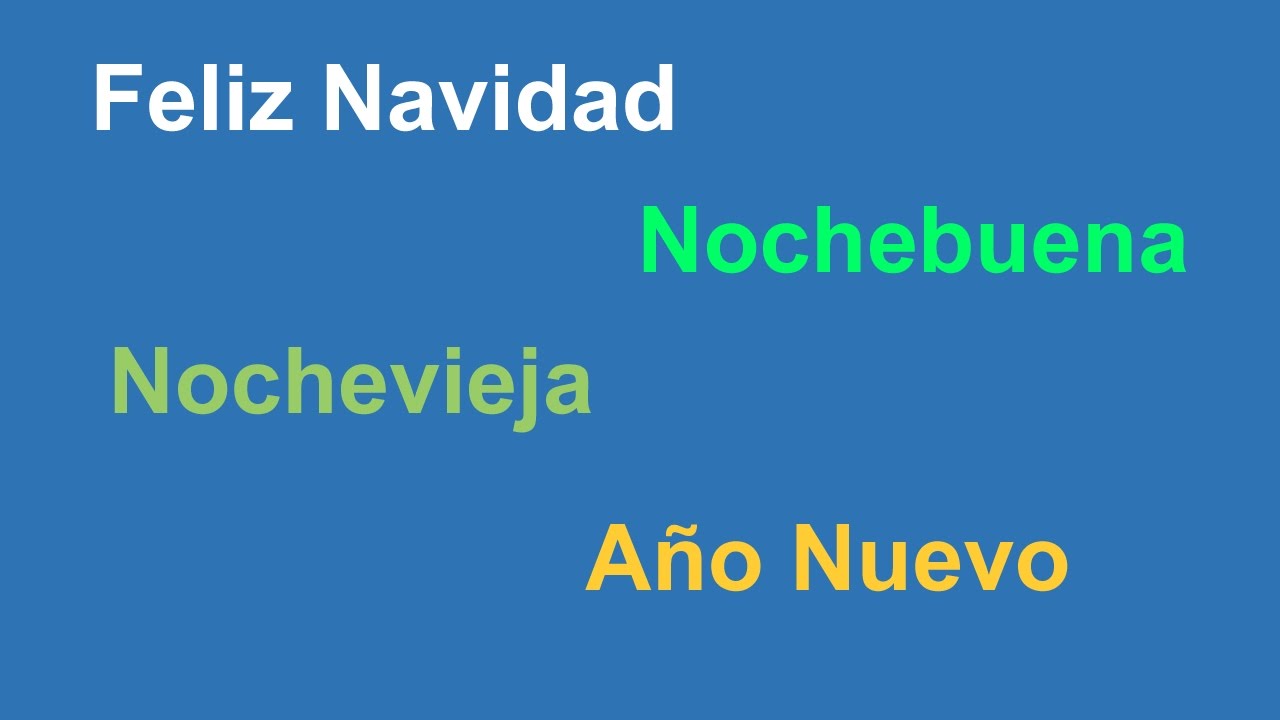 año nuevo se escribe con mayuscula