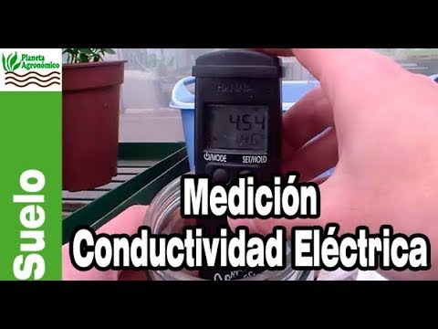 como calcular la conductividad electrica del suelo
