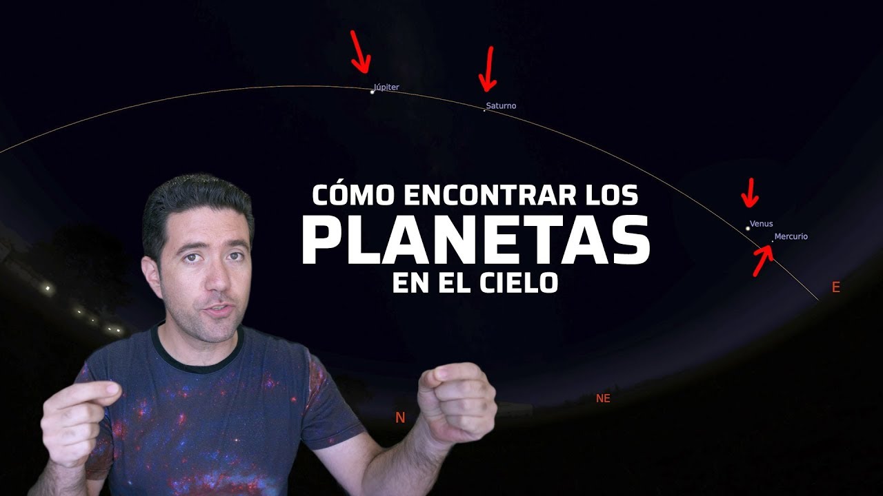 como encontrar los planetas en el cielo