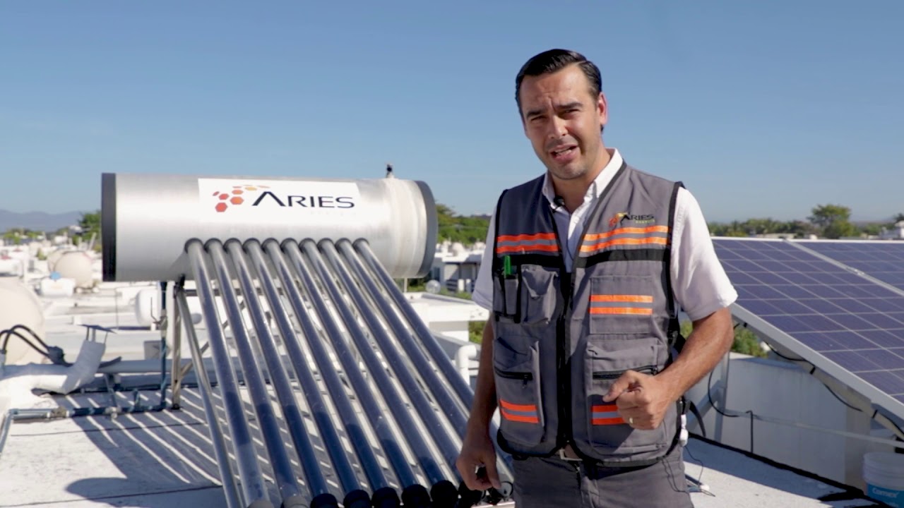 como funcionan las placas solares para calentar agua