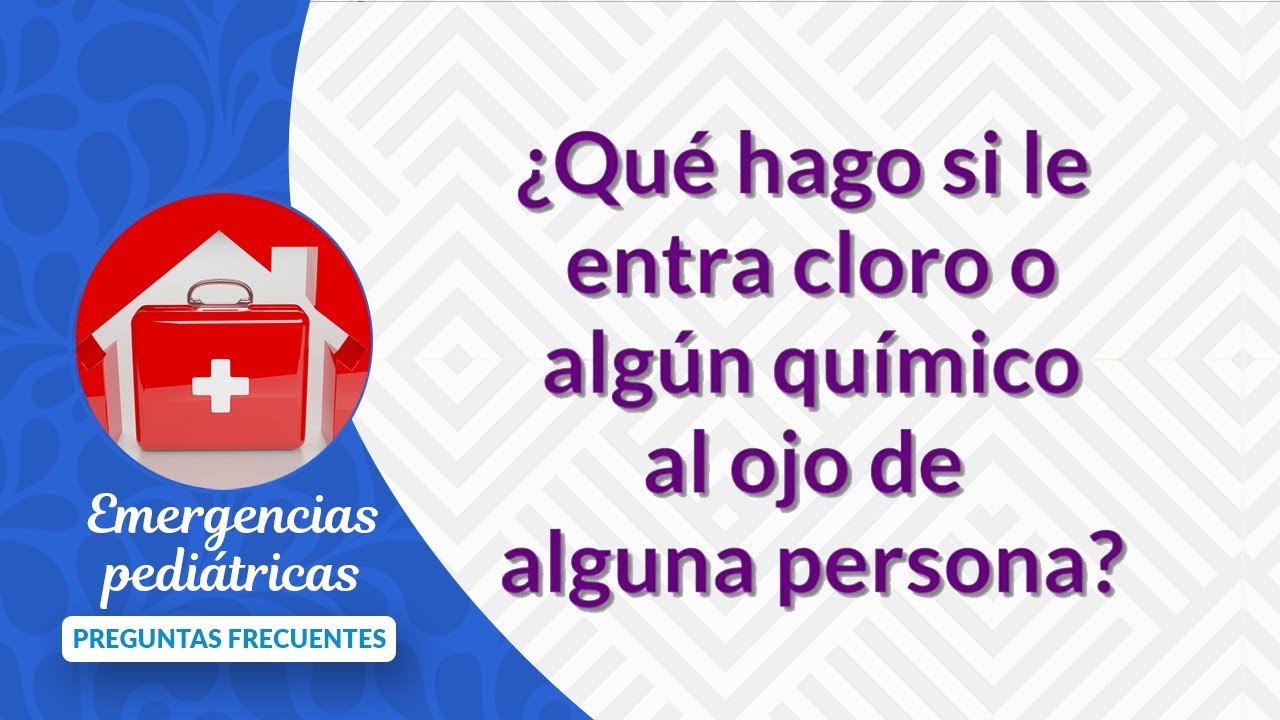 como quitar el cloro de los ojos