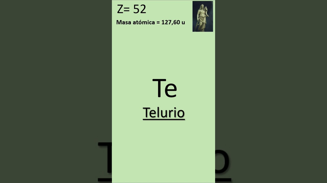elemento 52 de la tabla periodica