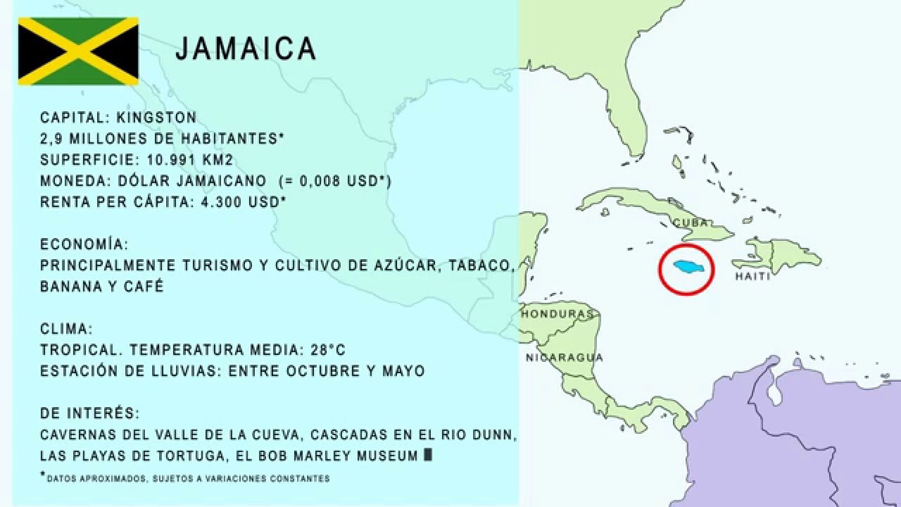 en que continente se encuentra jamaica