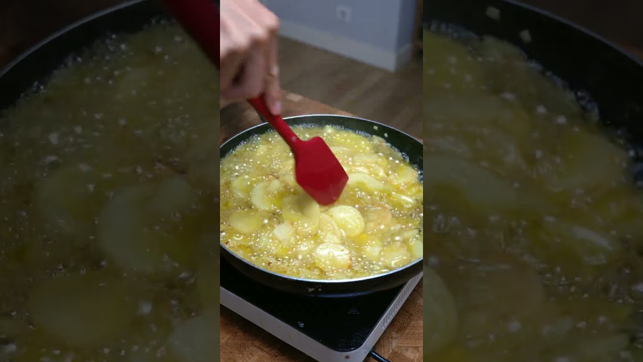 freír patatas para tortilla el día anterior