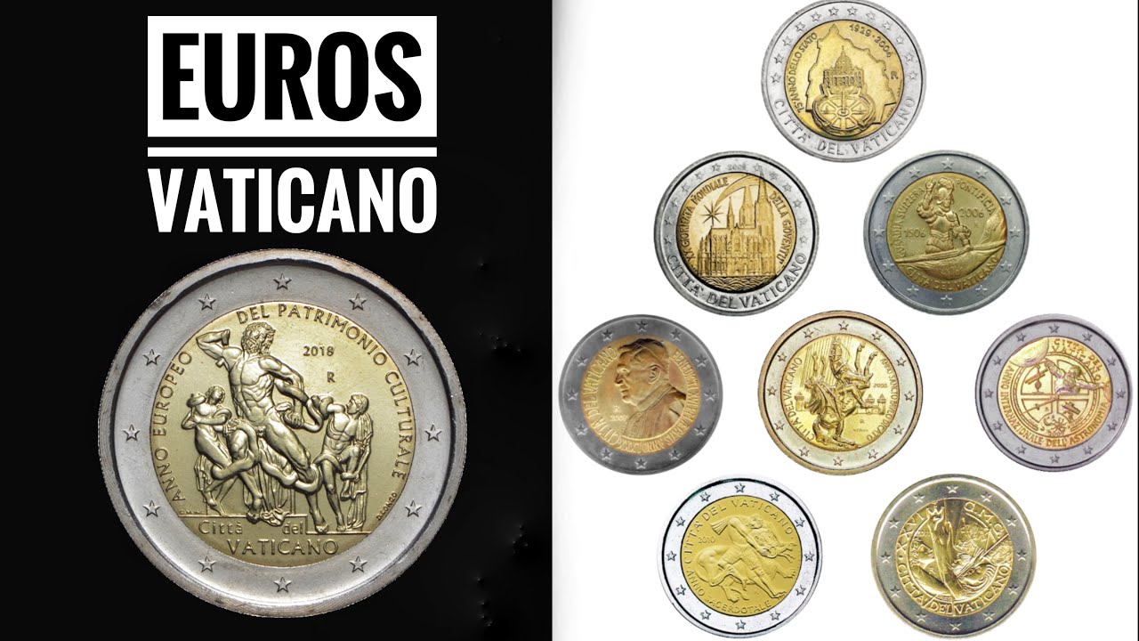 monedas de euro de la ciudad del vaticano