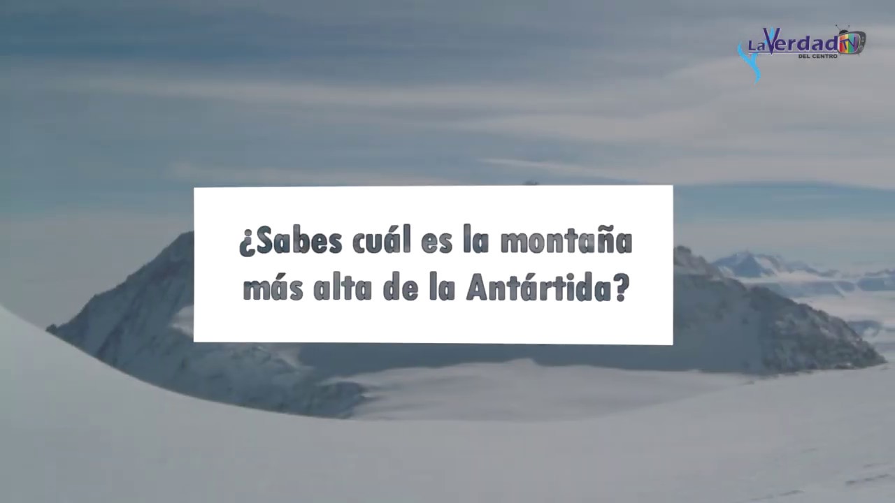 montaña mas alta de antartida