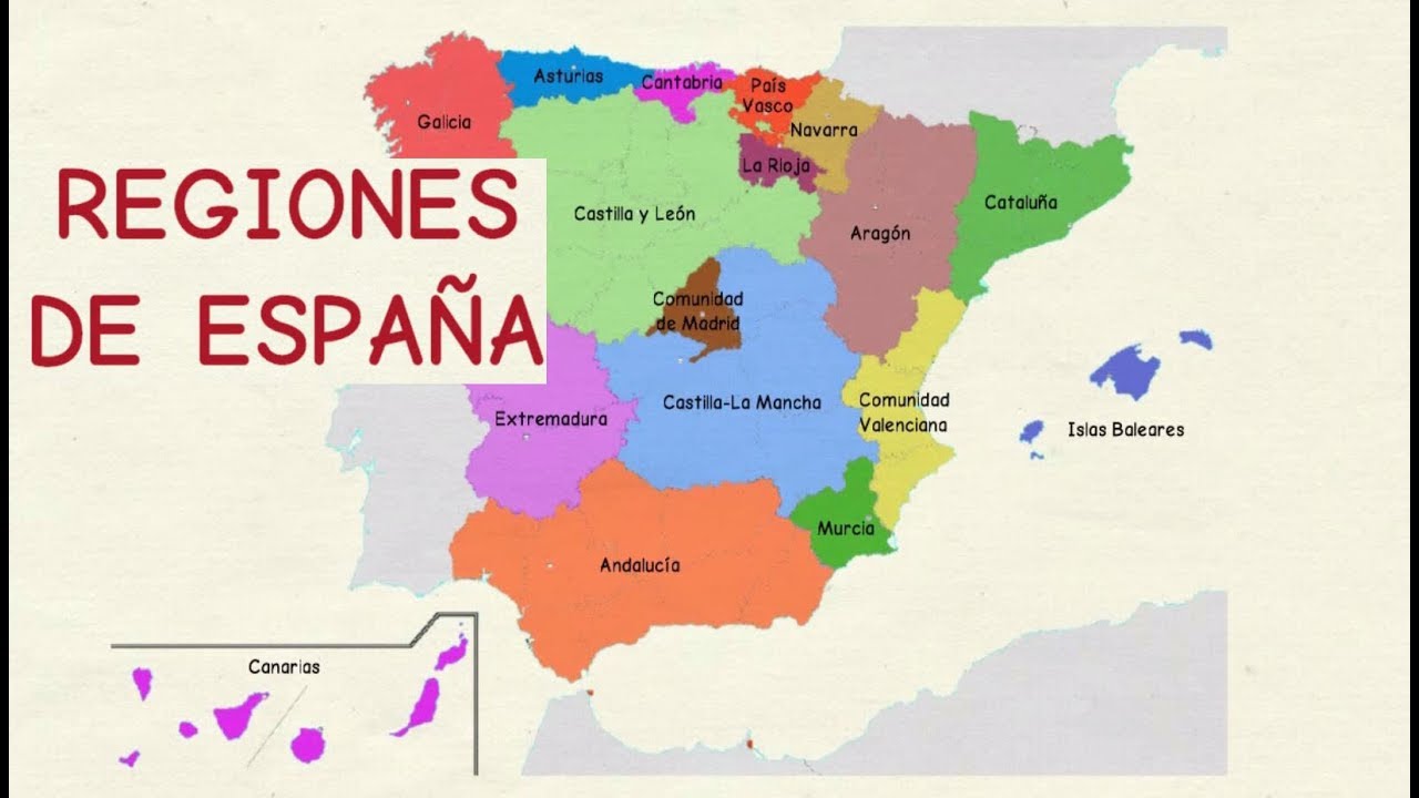 cuales son las regiones de españa