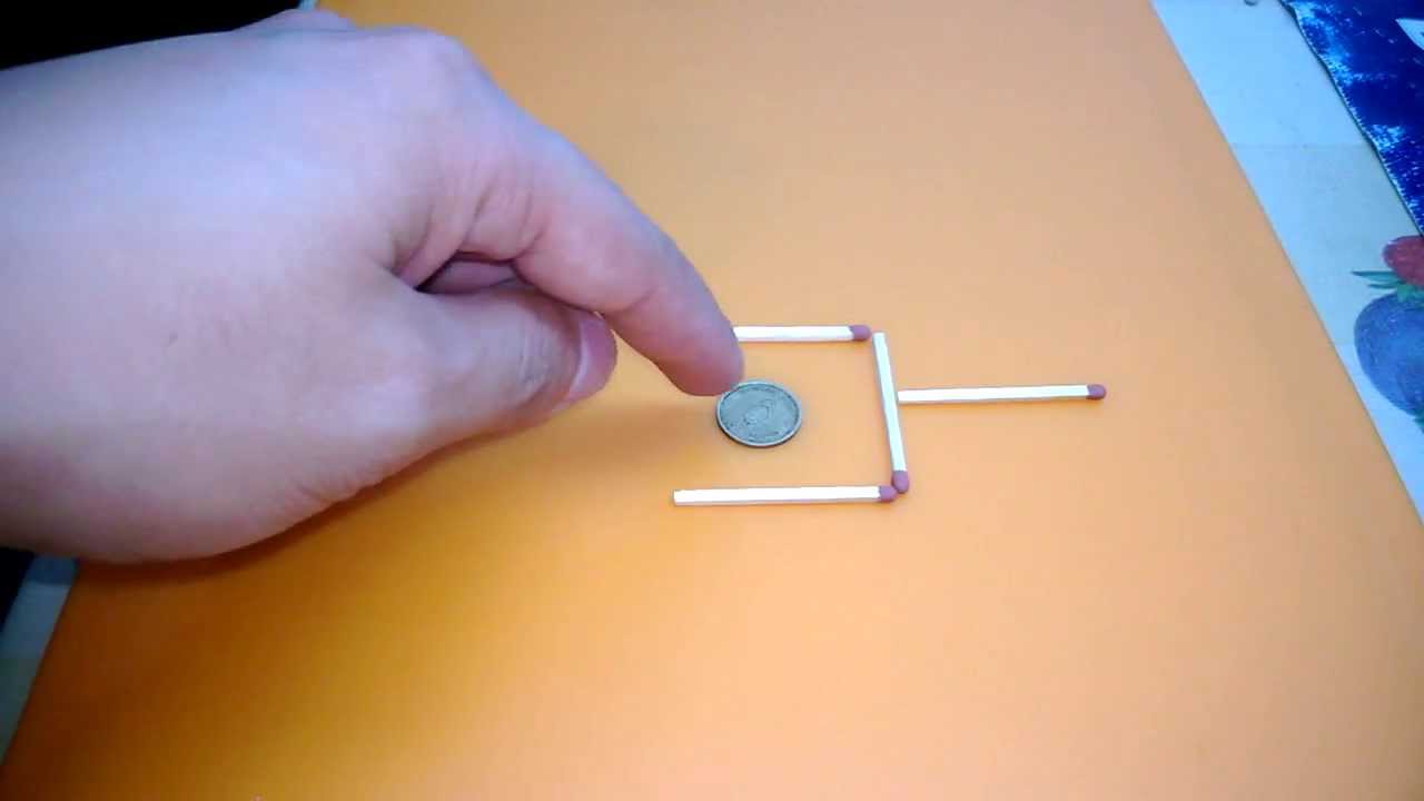 mueve 4 cerillas y forma 2 flechas iguales